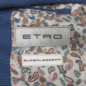ETRO 17AW テーラードジャケット スラックス セットアップ ウール 裏地ペイズリー 48