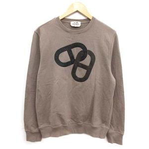 2018年 シェーヌダンクル スウェット イタリア製 M グレージュ