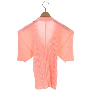 PLEATS PLEASE ISSEY MIYAKE シャツ ブラウス プリーツ 半袖 ピンク