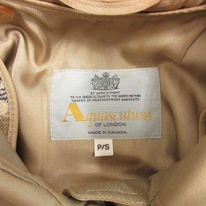 Aquascutum バルマカーンコート ステンカラー トレンチ カーキ