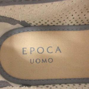 EPOCA UOMO スリッポン スエード メッシュ 39 24.5cm グレー