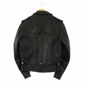 LEWIS Leathers aviakit ライダース ダブル レザー ジャケット ジップアップ ベルト付き 英国製 36 黒
