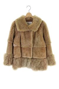 19AW ラムファーコート ブラウン