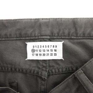 Martin Margiela 10 2010年製 デニム ジーンズ パンツ ブラックウォッシュ ストレート ITL46 S グレー