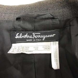 Salvatore Ferragamo テーラードジャケット グレー