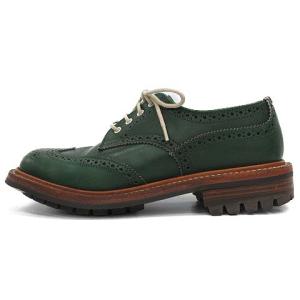 Tricker's JUNYA WATANABE MAN 別注 ココムデギャルソン ウイングチップ ダービーシューズ レザー 5 24cm 緑