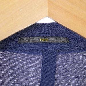 FENDI 2010年製 テーラードジャケット 46 ネイビー