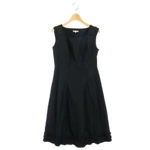 ノースリーブワンピース ブラック
