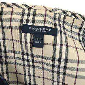 BURBERRY LONDON ノバチェックデニムラップスカート インディゴ