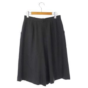 Leilian ウール パンツ キュロット スカート ツータック ヴィンテージ 11 グレー