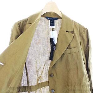 MARC by MARC JACOBS シルクリネン混テーラードジャケット ブラウン