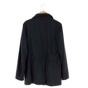 Loro Piana M-65 フィールドジャケット ジップアップ スタンドカラー 裏カシミヤ イタリア製 42 黒 ブラック