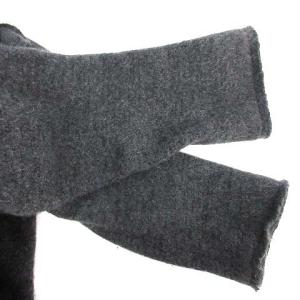 GIORGIO ARMANI ウールコート ヴァージンウール ステンカラー ロング 52 L グレー