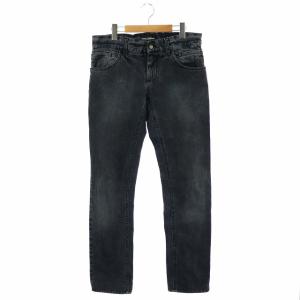 GOLD テーパードデニムパンツ ネイビー