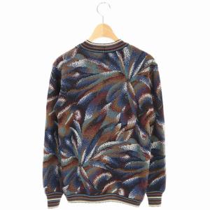 MISSONI ニット セーター 総柄 イタリア製 ヴィンテージ マルチカラー