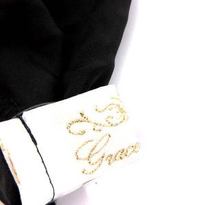 Grace Class スカート チュール ロング 星 スター 刺繍 フレア 36 黒 ブラック ゴールド