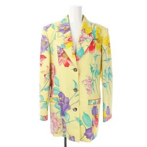 LEONARD スカートセットアップ 花柄 金ボタン 11AR