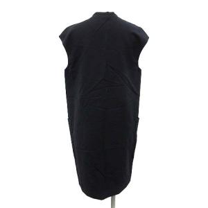 Acne Studios ひざ丈ノースリーブワンピース ネイビー