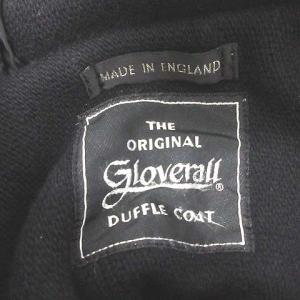 GLOVERALL ダッフルコート ロング フード ウール 40 M チャコール グレー