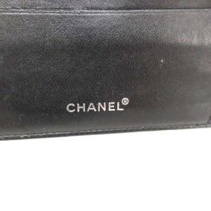 CHANEL ニュートラベルライン 二つ折り財布 黒 ブラック