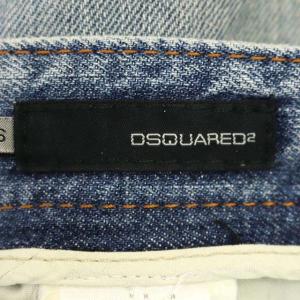 DSQUARED2 ダメージ加工デニムパンツ ブルー