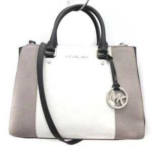 トートバッグ ハンドバッグ ショルダーバッグ レザー グレー