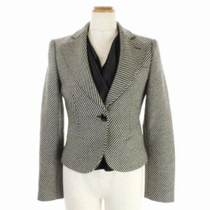 EMPORIO ARMANI スーツ セットアップ 上下 3点セット テーラードジャケット 総裏地 1B カットソー ノースリーブ プルオーバー スカート