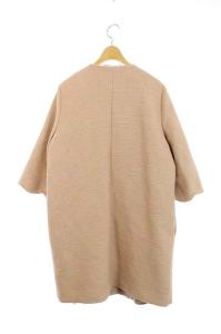 kate spade new york コート ノーカラー ロング 近年モデル 6 ピンク