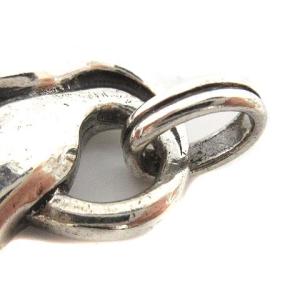 GEORG JENSEN ペンダントトップ チャーム 1999 SV 925 ストーン付き シルバー色 ピンク