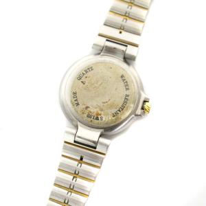 dunhill 腕時計 スイス製 ゴールド文字盤クオーツ デイト シルバー