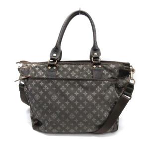 russet モノグラム トートバッグ ブラウン