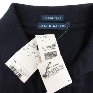 RALPH LAUREN ポロシャツ 半袖 ポニー刺繍 M 紺 ネイビー タグ付き
