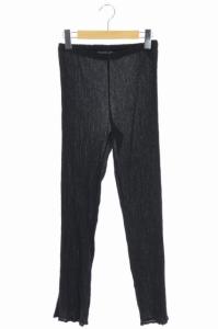 パンツ レギンス イージー 楊柳 黒 ブラック