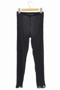 me ISSEY MIYAKE パンツ レギンス イージー 楊柳 黒 ブラック