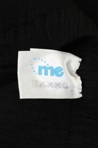 me ISSEY MIYAKE パンツ レギンス イージー 楊柳 黒 ブラック