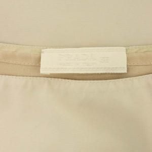 PRADA スカート ひざ丈 タイト 38 ベージュ