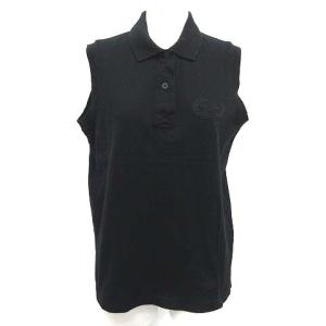 SPORTS ヴィンテージ ノースリーブポロシャツ M ブラック
