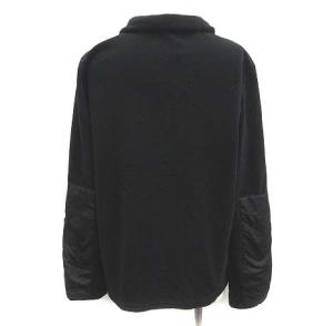 PRADA SPORT フリース セットアップ 上下 ジャケット ジップアップ パンツ XL 黒 ブラック