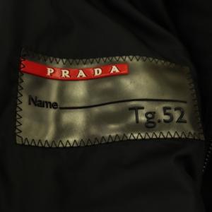PRADA SPORT ジャケット ブルゾン ジップアップ ゴアテックス 52 XL 黒 ブラック