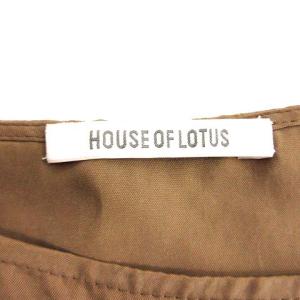 HOUSE OF LOTUS ロングワンピース M 茶