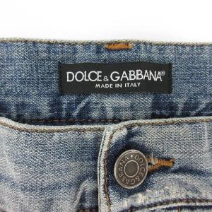 DOLCE&GABBANA CLASSIC ダメージ加工 デニムパンツ L 水色