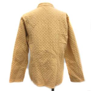 HaaT イッセイミヤケ ノーカラージャケット キルティングジャケット 中綿ジャケット 2 M ベージュ