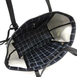 kate spade new york HAWTHORNE LANE PLAID SMALL RYAN トートバッグ ハンドバッグ チェック PVC 紺 ネイビー