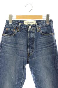 Shinzone 19AW カットオフデニムパンツ 青