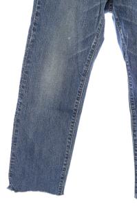 Shinzone 19AW カットオフデニムパンツ 青