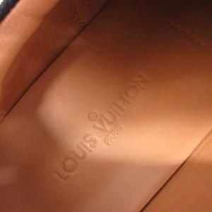 LOUIS VUITTON スニーカー レースアップ スエード 7.5 ブラック