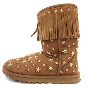 UGG australia JIMMY CHOO ムートンブーツ 23cm ベージュ