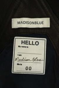 MADISONBLUE 18AW カウレザージャンパースカートワンピース ひざ丈