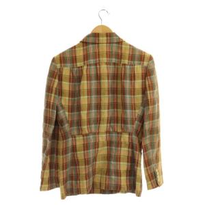 RALPH LAUREN ヴィンテージ テーラードジャケット ダブル 総裏地 ノーベント チェック 11 ベージュ