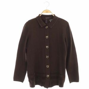 ガンチーニ アンサンブルニット M 茶